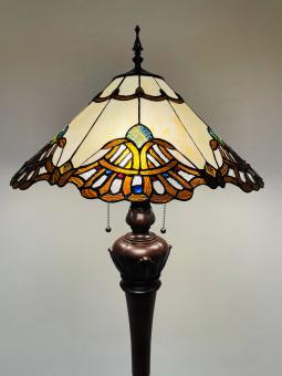 Tiffany vloerlamp Elba 50 De Luxe