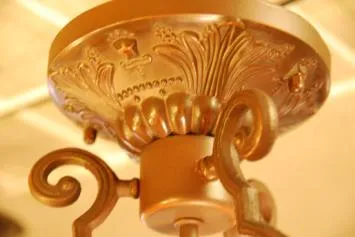 Tiffany ceiling lamp Georgia Rustique
