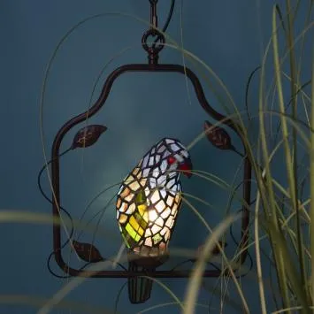 Tiffany hanglamp Papegaai