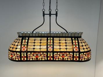 Tiffany pool-leestafellamp Carrousel
