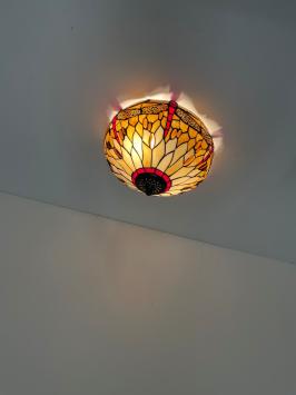 Tiffany plafondlamp Libelle 40  80