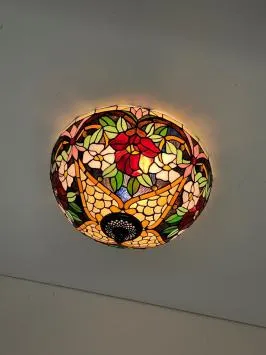 Tiffany plafondlamp Madeira 40-80
