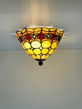 Tiffany Plafondlamp Ø25cm Cherry - 80