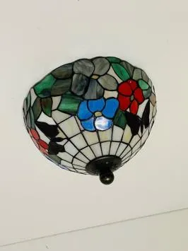 Tiffany Plafondlamp Ø25cm Papilio - 80