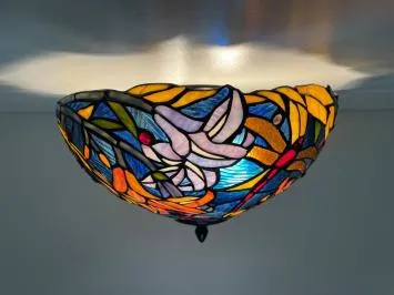 Tiffany plafondlamp Stockholm Loose 96
