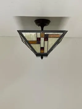 Tiffany plafondlamp Tallin 40 Flow