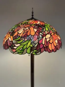 Tiffany Vloerlamp Ø50cm Peony Base