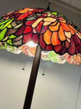 Tiffany Vloerlamp Ø50cm Peony Base