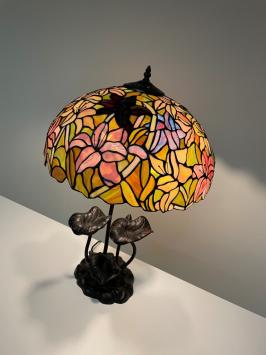 Tiffany tafellamp Monaco  P19   tiffanylamp