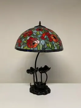 Tiffany tafellamp Rosas  P19     tiffanylamp