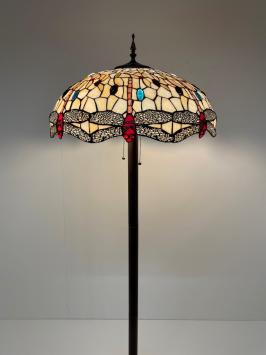 Tiffany vloerlamp Dragonfly 55 - Straigt
