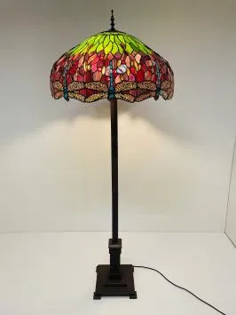 Tiffany Vloerlamp Dragonfly 60cm Base