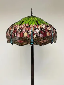 Tiffany Vloerlamp Dragonfly 60cm Base