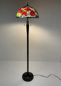Tiffany vloerlamp Ø40cm Rosas - 5951
