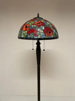 Tiffany vloerlamp Ø40cm Rosas - 5951