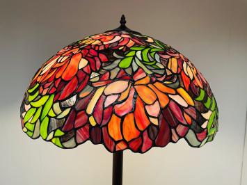 Tiffany Vloerlamp Ø50cm Peony Rich